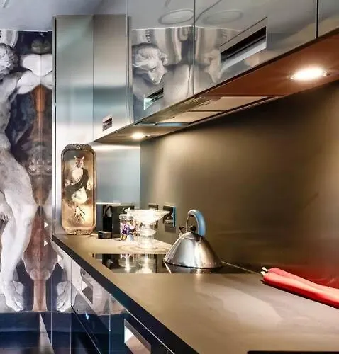 דירה Designer Luxury Loft In The Heart Of Center *